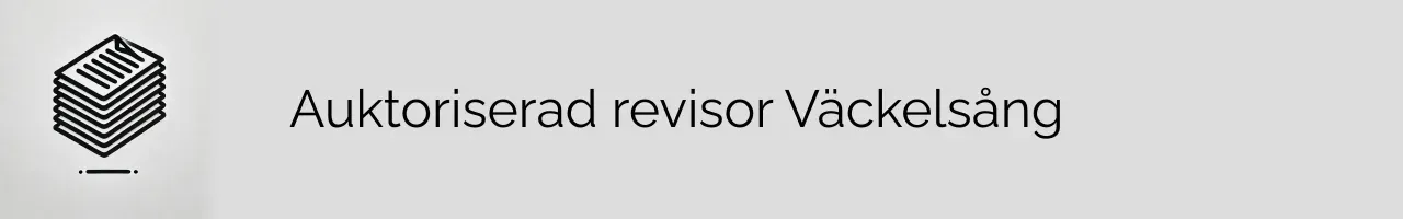 Auktoriserad revisor Väckelsång